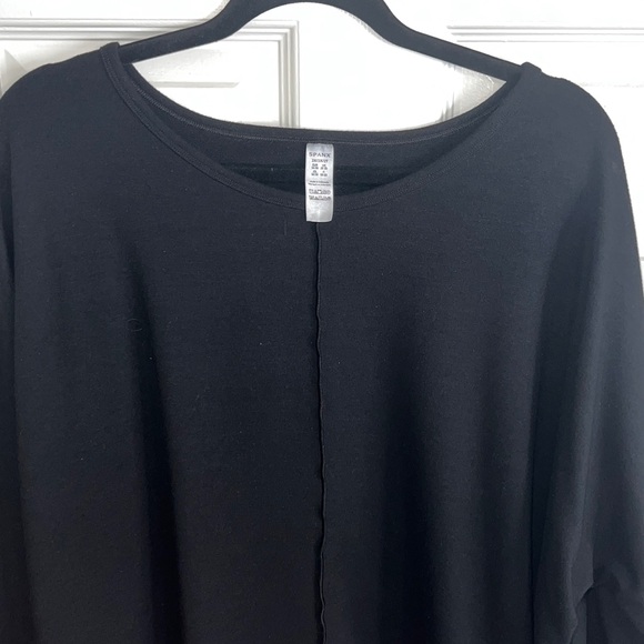 Spanx AirEssentials Women’s Plus Seamed Long Sleeve Top in Black size 2X - Picture 7 of 13